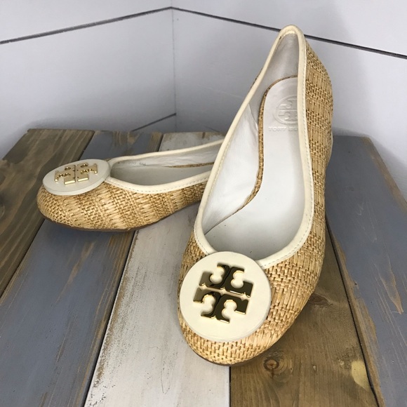 Tory Burch Shoes - Tory Burch Reva Woven Flats Size 6